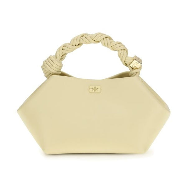 Ganni Bicolor Recycled Leather Handbag