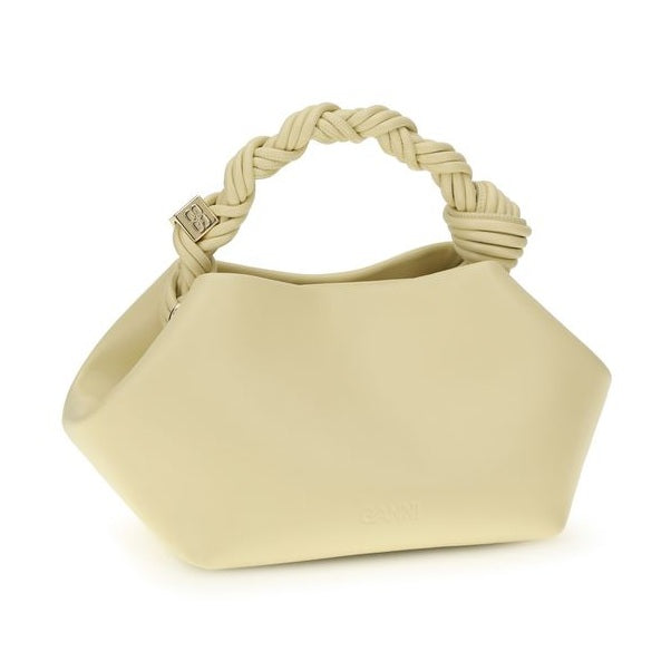 Ganni Bicolor Recycled Leather Handbag