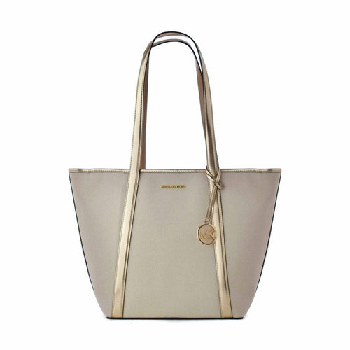 Michael Kors Gold Canvas Tote Bag