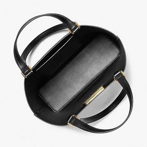 Michael Kors Black Leather Shoulder Bag