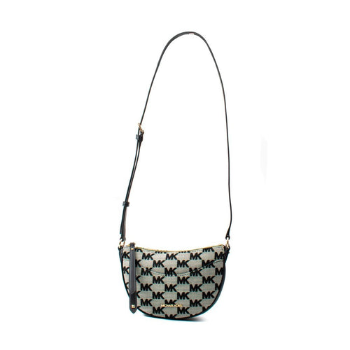 Michael Kors Black Canvas Crossbody Bag