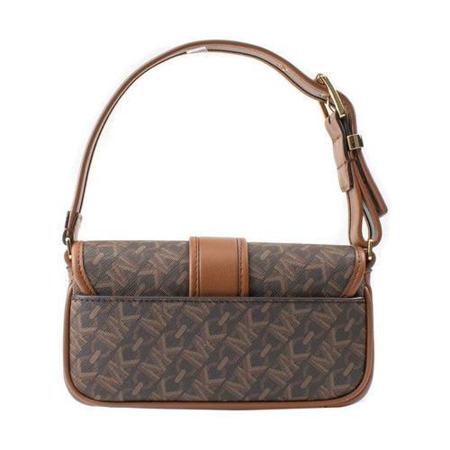 Michael Kors Brown Canvas Shoulder Bag
