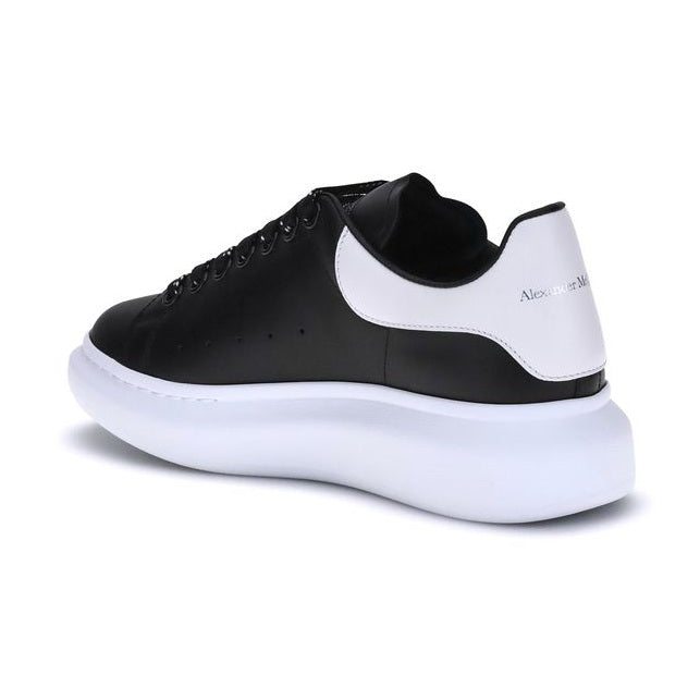 Alexander McQueen Black Calf Leather Bos Taurus Platform Sneakers