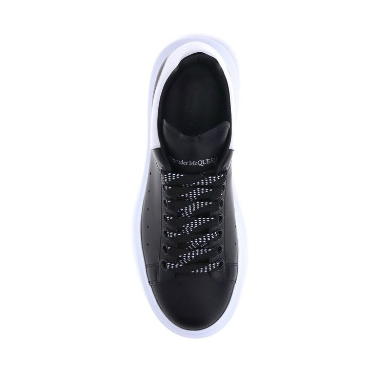 Alexander McQueen Black Calf Leather Bos Taurus Platform Sneakers