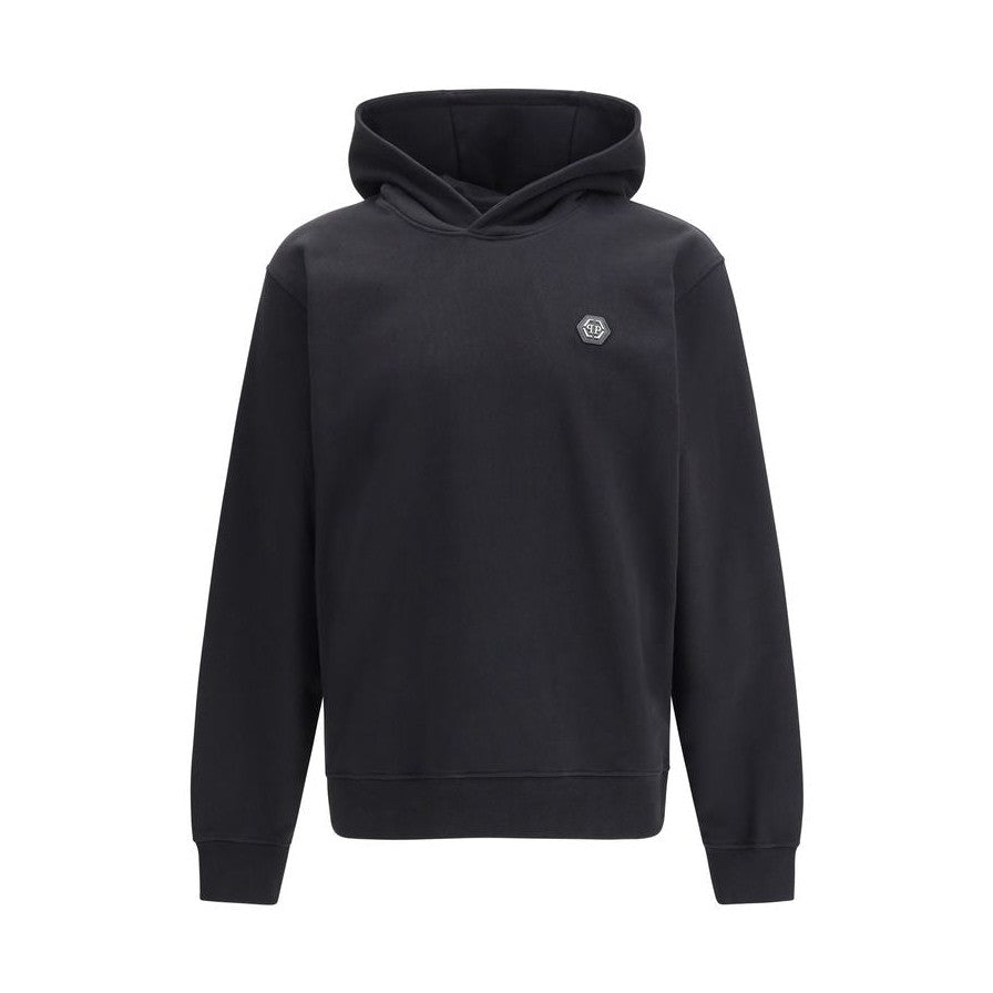 Philipp Plein Black Cotton Sweatshirt