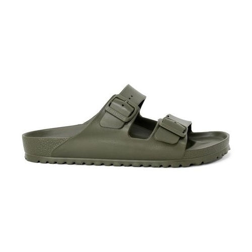 Birkenstock Green Plastic Flat Sandals
