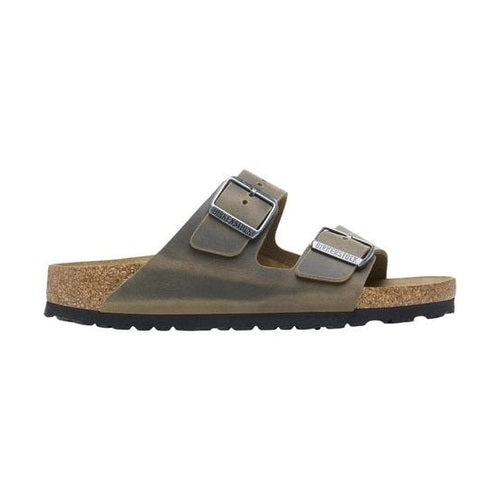 Birkenstock Bicolor Leather Flat Sandals
