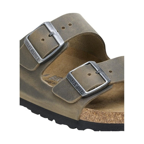 Birkenstock Bicolor Leather Flat Sandals