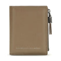 Brunello Cucinelli Brown Calf Leather Bos Taurus Wallet
