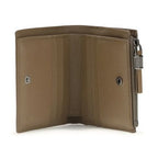 Brunello Cucinelli Brown Calf Leather Bos Taurus Wallet