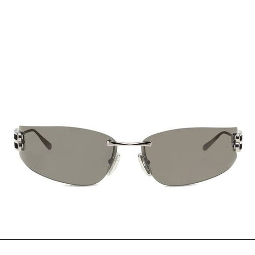 Balenciaga Black Metal Sunglasses