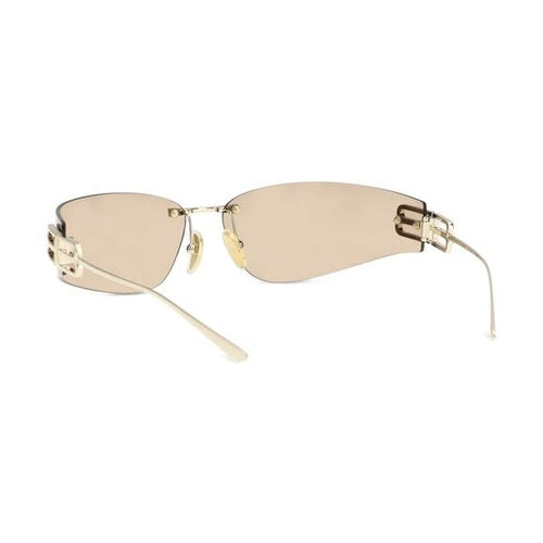 Balenciaga Gold Metal Sunglasses