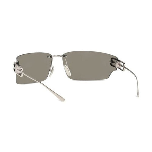 Balenciaga Silver Metal Sunglasses