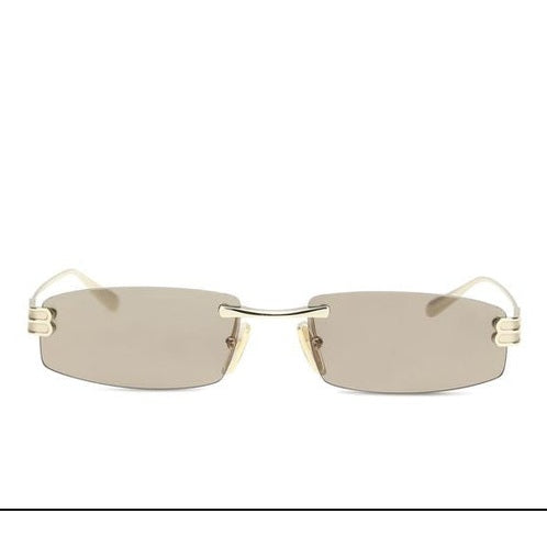 Balenciaga Gold Metal Sunglasses