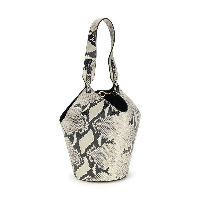 Khaite Multicolor Calf Leather Bos Taurus Shoulder Bag