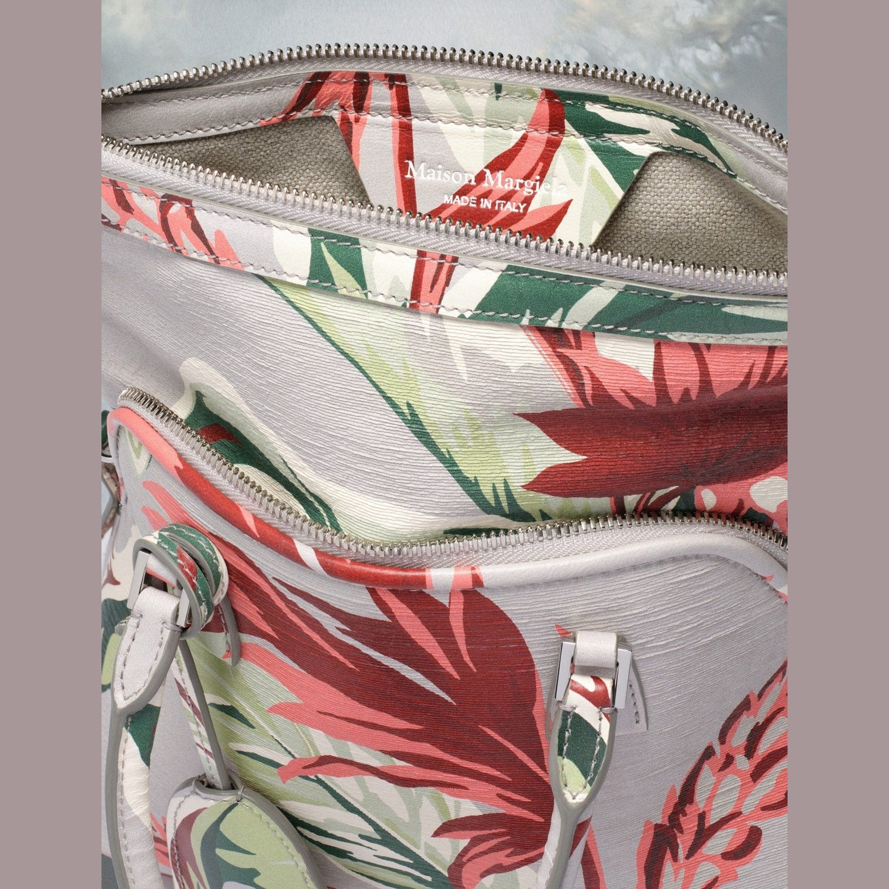 Maison Margiela Gray Fibres Crossbody Bag