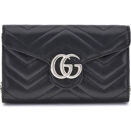 Gucci Black Calf Leather Bos Taurus Shoulder Bag