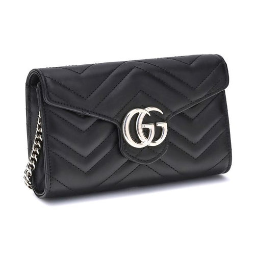 Gucci Black Calf Leather Bos Taurus Shoulder Bag