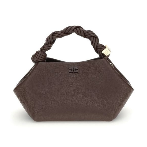 Ganni Brown Recycled Polyester Handbag