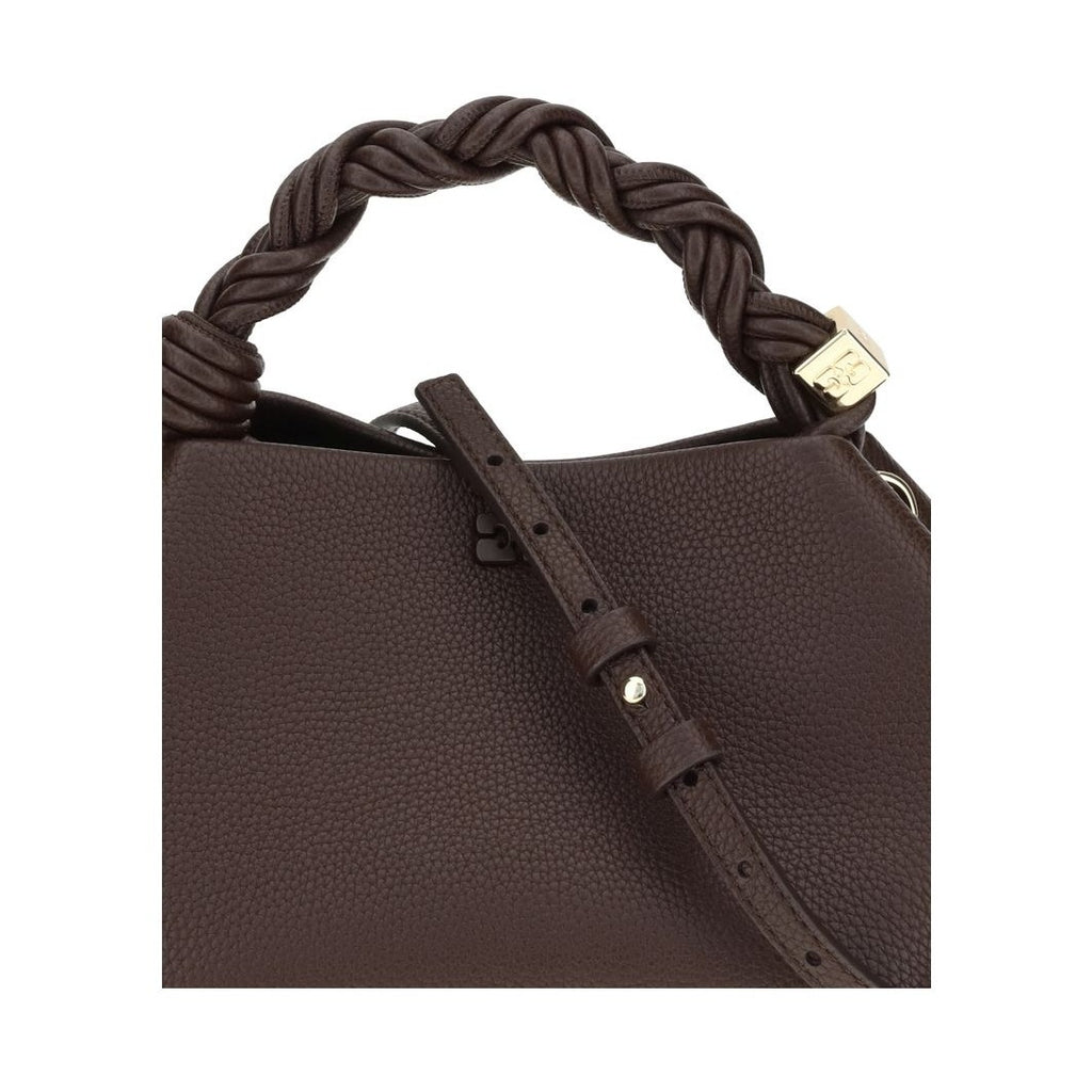 Ganni Brown Recycled Polyester Handbag