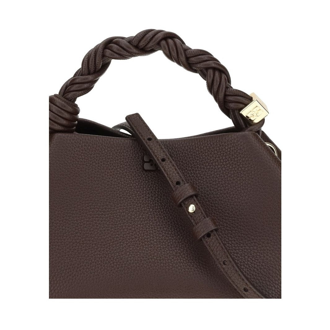 Ganni Brown Recycled Polyester Handbag