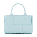 Bottega Veneta Blue Lamb Leather Tote Bag