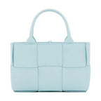 Bottega Veneta Blue Lamb Leather Tote Bag