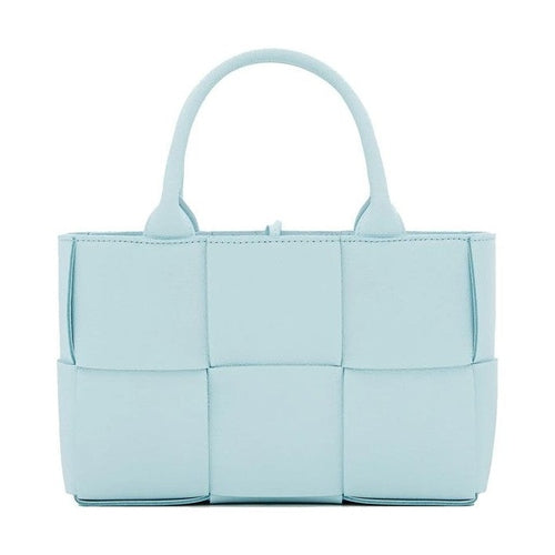 Bottega Veneta Blue Lamb Leather Tote Bag