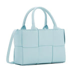 Bottega Veneta Blue Lamb Leather Tote Bag