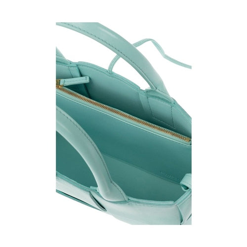 Bottega Veneta Blue Lamb Leather Tote Bag