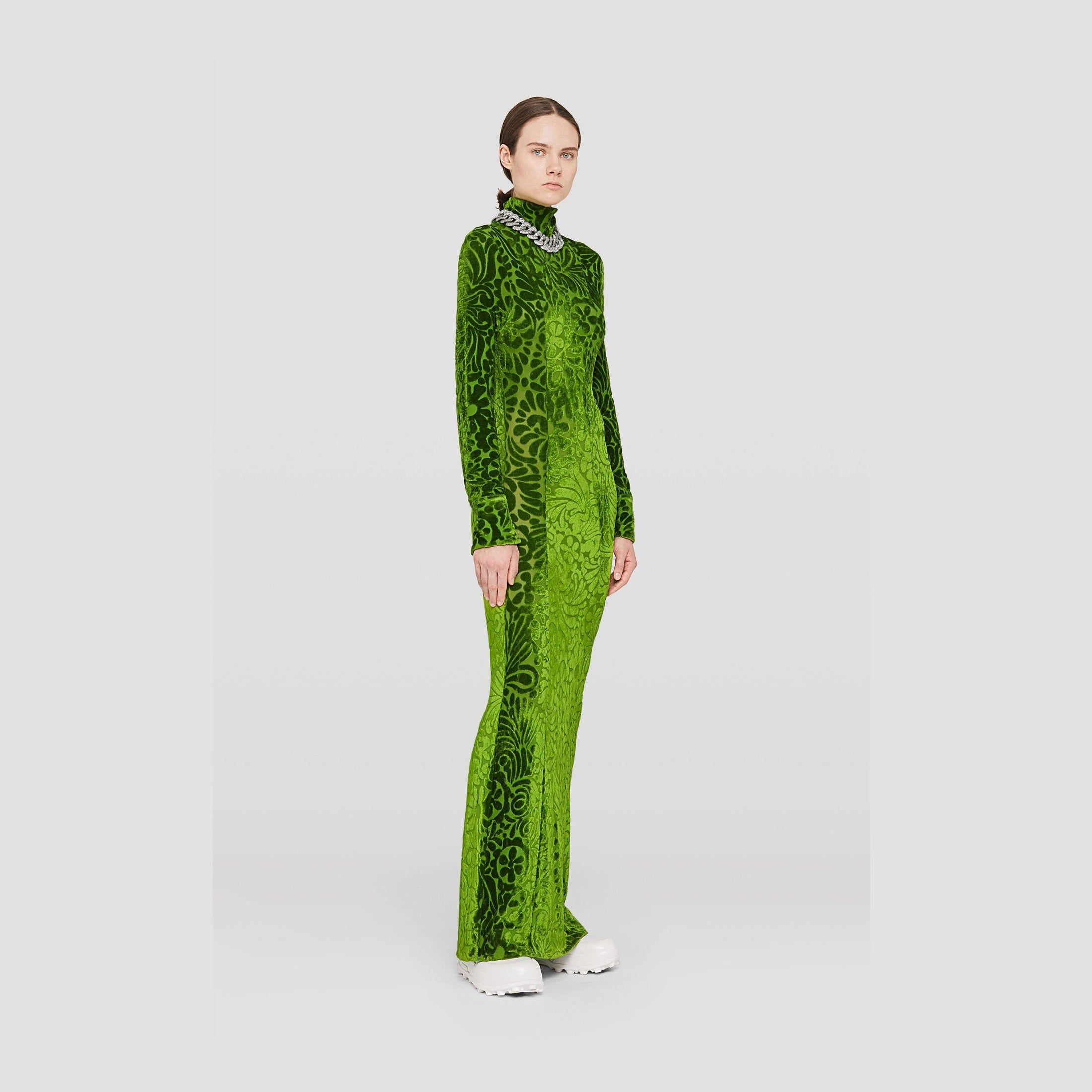 Jil Sander Green Fibres Casual Dress