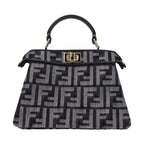 Fendi Black Fabric Handbag