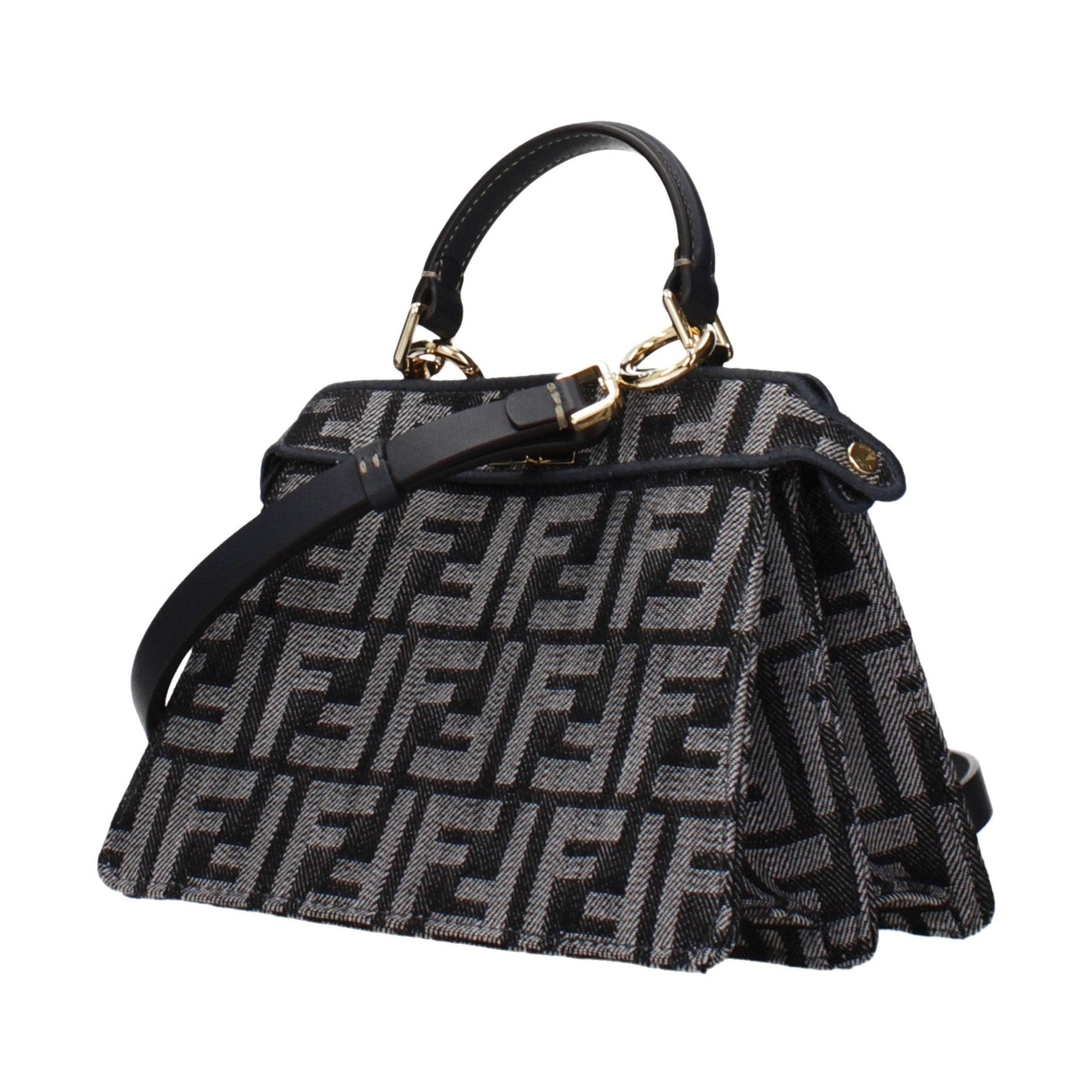 Fendi Black Fabric Handbag