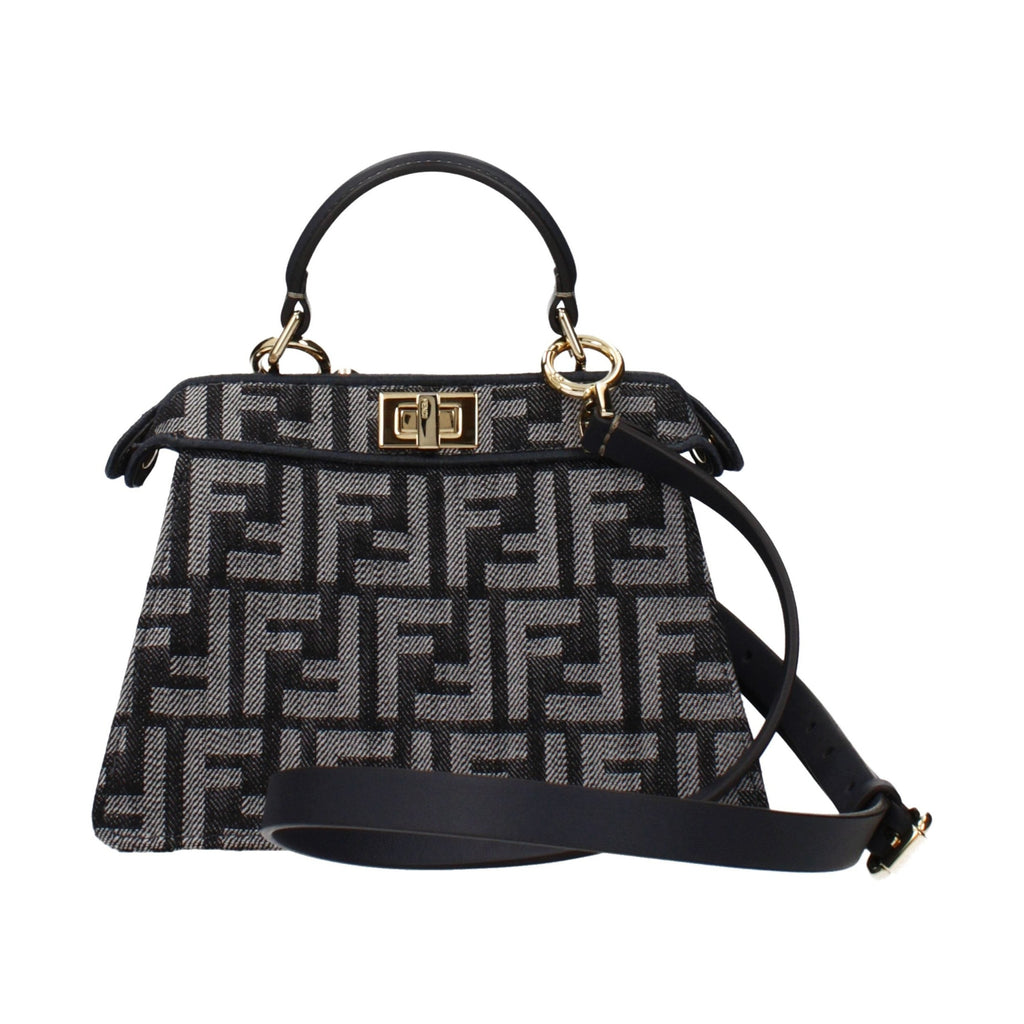 Fendi Black Fabric Handbag