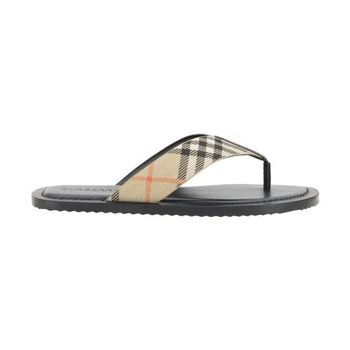 Burberry Multicolor Polyamide Flip-Flop Sandals
