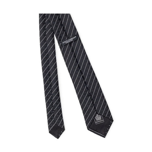Dolce & Gabbana Black Polyester Tie
