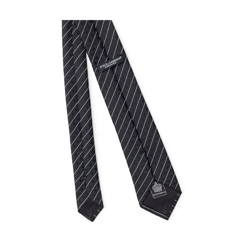 Dolce & Gabbana Black Polyester Tie