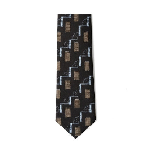 Giorgio Armani Black Silk Tie