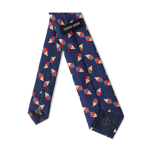Giorgio Armani Blue Silk Tie