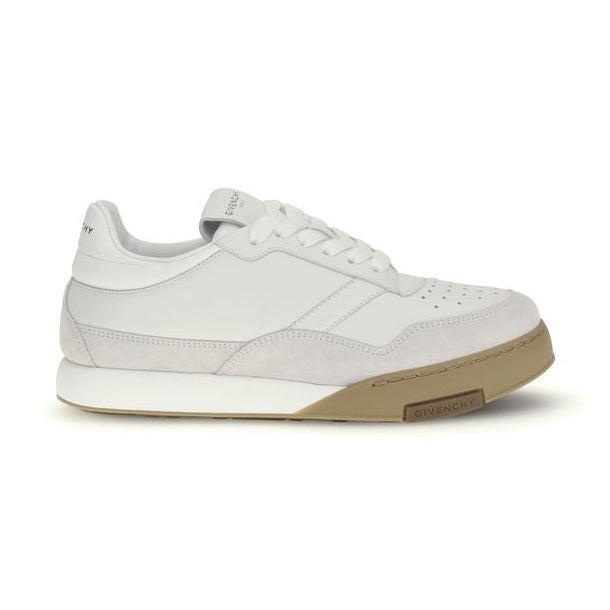 Givenchy White Calf Leather Bos Taurus Chunky Sneakers