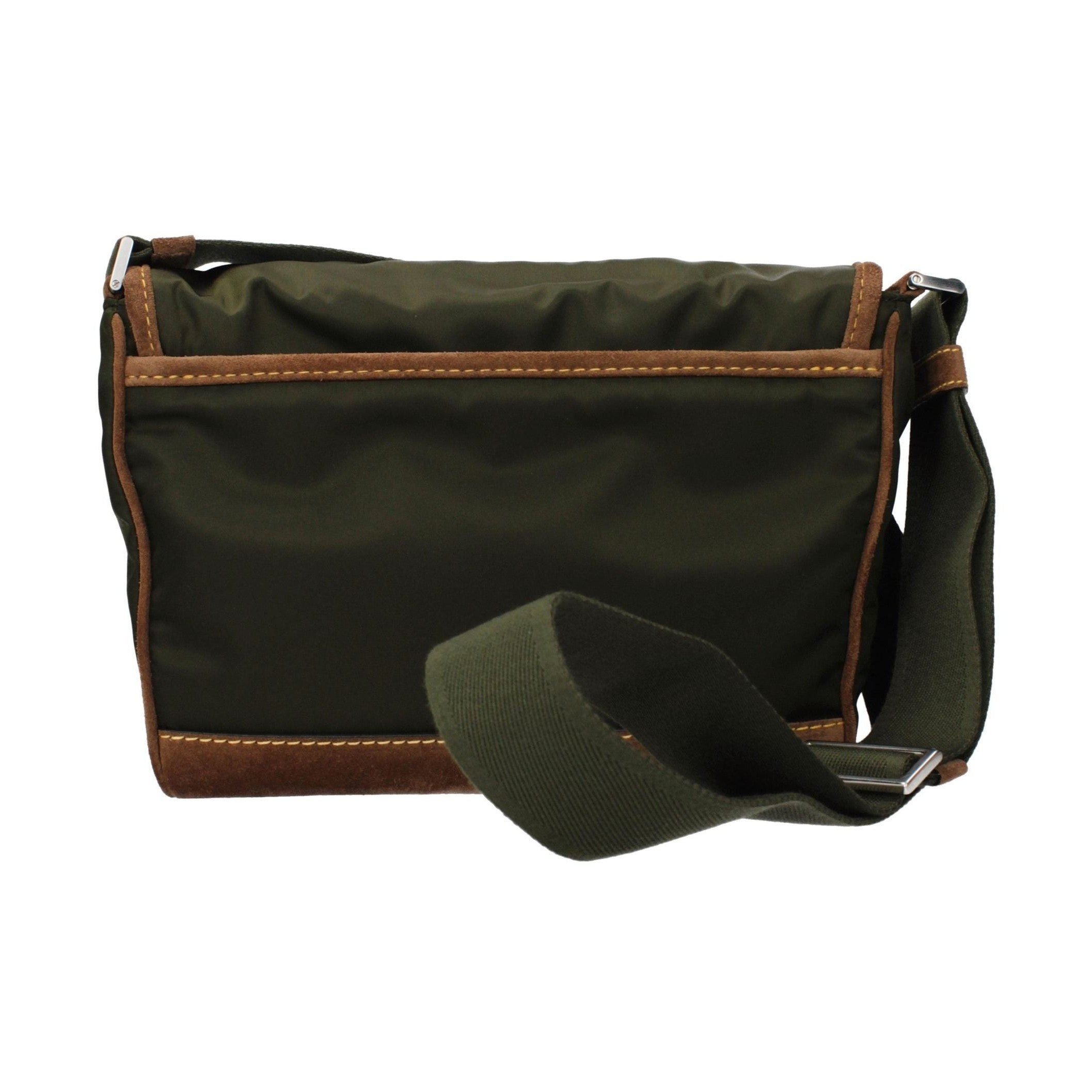 Prada Green Fabric Crossbody Bag