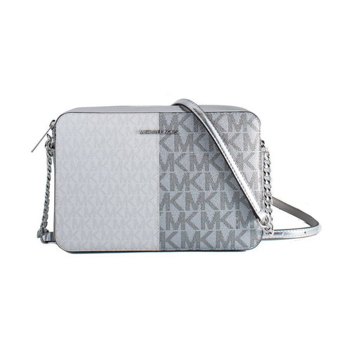 Michael Kors Gray Canvas Crossbody Bag