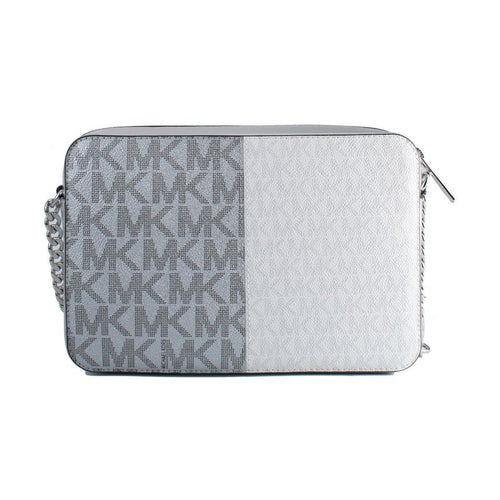 Michael Kors Gray Canvas Crossbody Bag