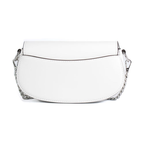 Michael Kors White Leather Shoulder Bag
