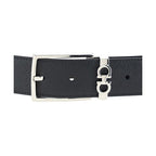 Ferragamo Black Calf Leather Bos Taurus Belt