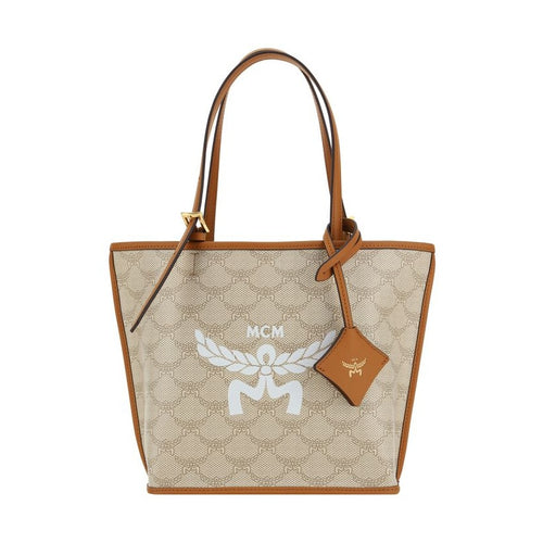 MCM Brown Polyester Shoulder Bag