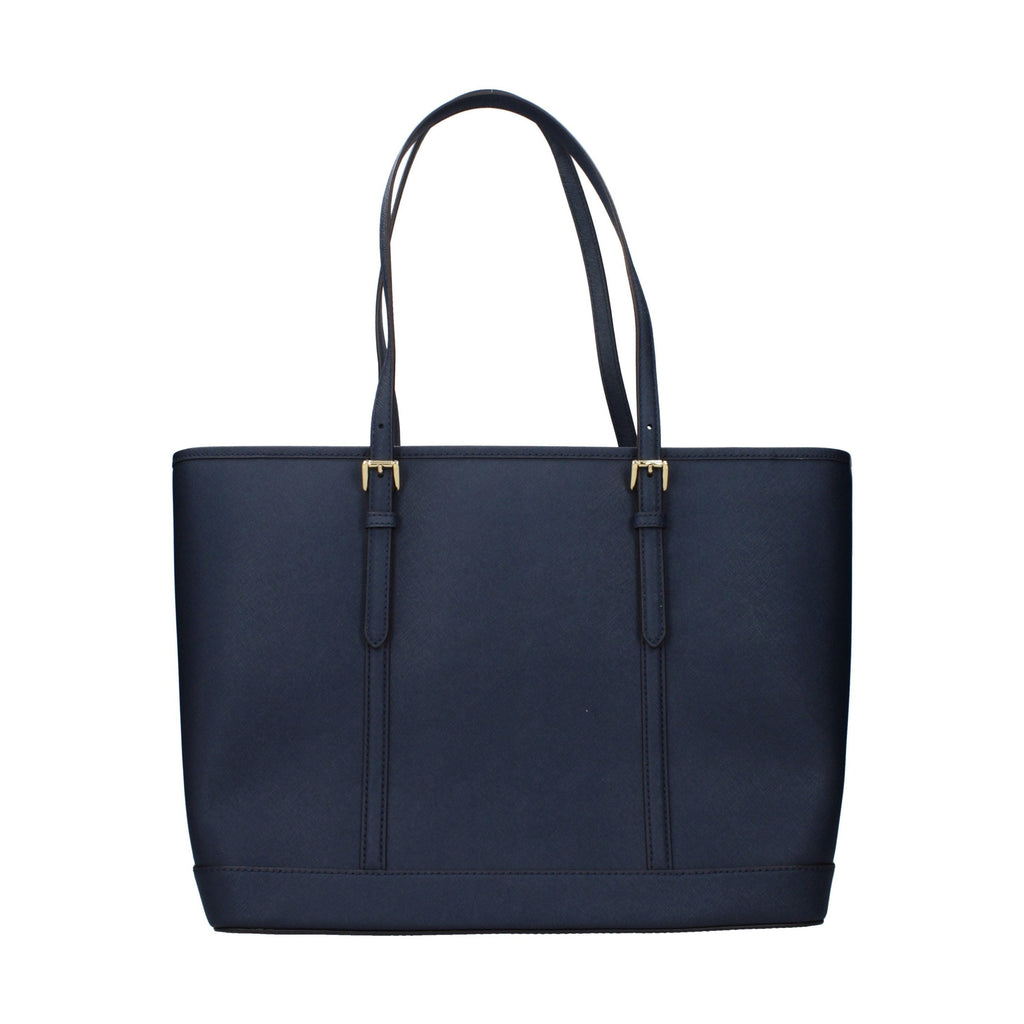 Michael Kors Blue Leather Shoulder Bag