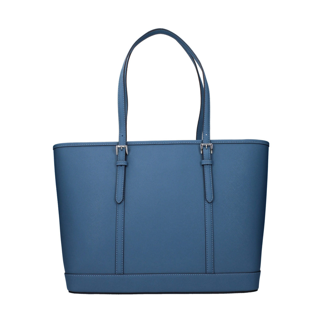 Michael Kors Blue Leather Shoulder Bag
