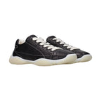 Prada Black Leather Sneakers