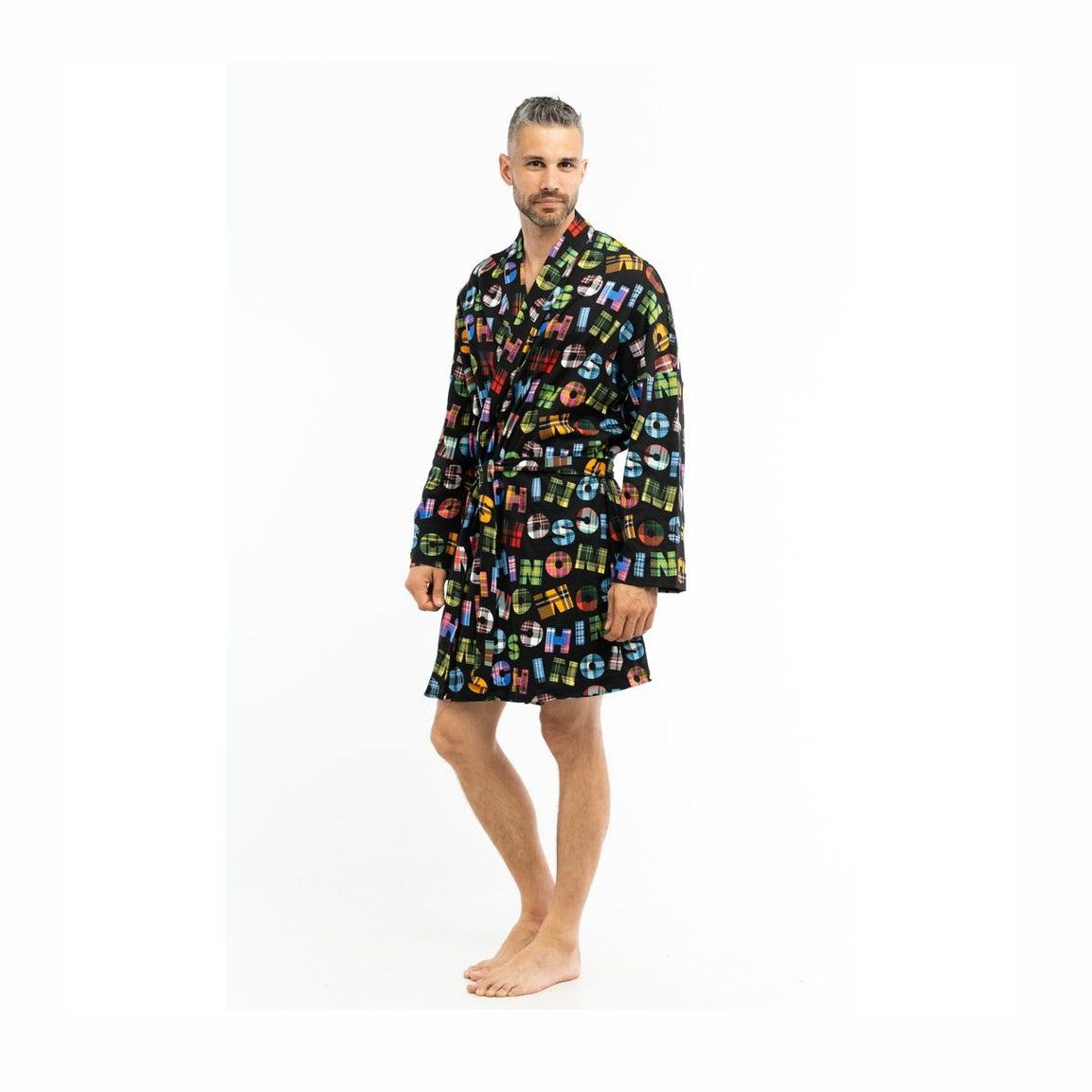 Moschino Multicolor Cotton Robe